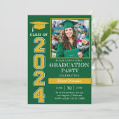 Partei für das grüne Foto 2024 Einladung (Stehend Vorderseite)