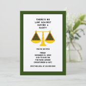 Partei für das Recht Einladung (Stehend Vorderseite)