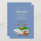 Partei für das Recht und die Rechtssprechung Einladung (Vorne/Hinten)