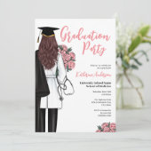 Partei für den Abschluss einer medizinischen Fakul Einladung (Stehend Vorderseite)