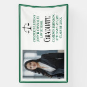 Partei für den Abschluss eines Fotos an einer Hoch Banner (Vertikal)