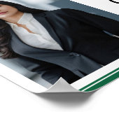 Partei für den Abschluss eines Fotos an einer Hoch Poster (Ecke)