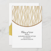 Partei für den Grad der Graduation der Universität Einladung (Vorne/Hinten)