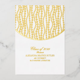 Partei für den Grad der Graduation der Universität Folieneinladung