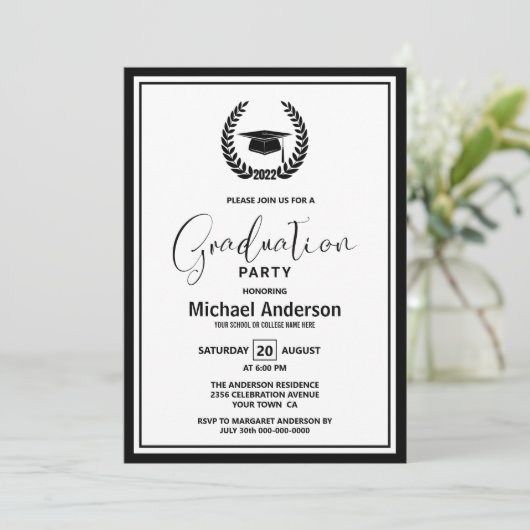 Partei für den Grenzübergang 2022 Einladung (Stehend Vorderseite)