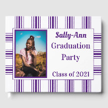 Partei für den lila weißen Foto