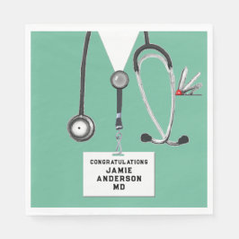 Partei für den medizinischen Schulabschluss Napkin Serviette