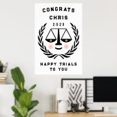 Partei für den personalisierten Jurastudium Poster (Heimbüro)