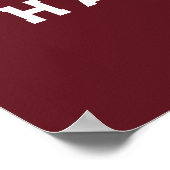 Partei für den personalisierten Jurastudium Poster (Ecke)