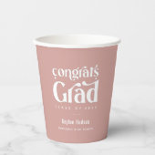 Partei für den Retro-Typ Pappbecher (Vorderseite)