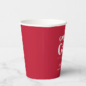 Partei für den Retro-Typ Pappbecher (Rechts)