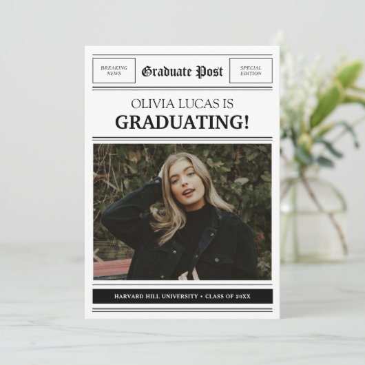 Partei für die Absolventen von Fotosammlungen in Z Ankündigung (Stehend Vorderseite)