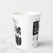 Partei für die Ausbildung der Polizeischule Pappbecher (Rechts)