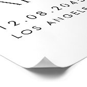 Partei für die Bewertung tropischer Blume Poster (Ecke)