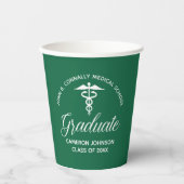 Partei für die grüne medizinische Fachschule Pappbecher (Vorderseite)