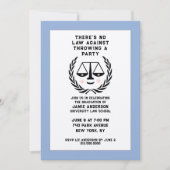 Partei für die juristische Ausbildung Einladung (Vorderseite)