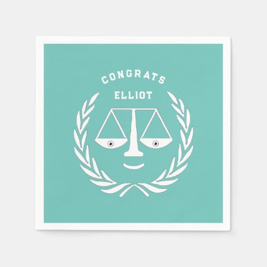 Partei für die juristische Ausbildung Serviette (Vorderseite)