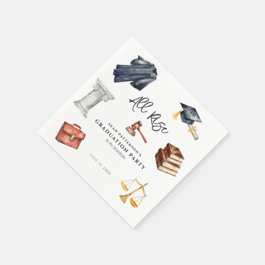 Partei für die juristische Ausbildung Serviette (Ecke)