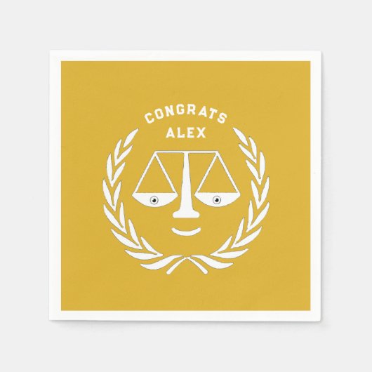 Partei für die juristische Ausbildung Serviette (Vorderseite)