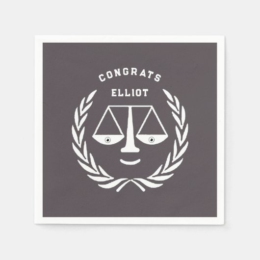 Partei für die juristische Ausbildung Serviette (Vorderseite)