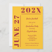 Partei für die Krimson- und Goldene Schulbildung Einladung (Vorderseite)