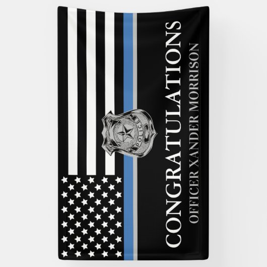 Partei für die Strafverfolgung Banner (Vertikal)