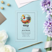 Partei für die wissenschaftliche GRILLEN Acryleinladungen (In Situ (Hochzeit))