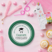 Partei für die Zahnarztpraxis der grünen Zahnärzte Pappteller (Party)