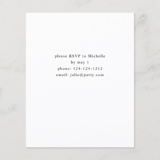 Partei für Lila Blumenstudium (Rückseite)