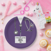 Partei für lila Krankenversicherung Pappteller (Party)