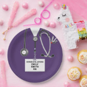 Partei für lila Krankenversicherung Pappteller (Party)