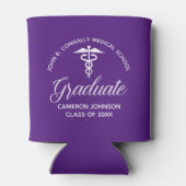 Partei für Lila Medizin Dosenkühler (Rückseite)