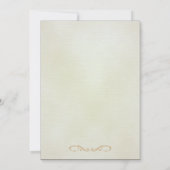 Partei für lila Mörtel und Diplom Einladung (Rückseite)