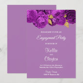 Partei für lila und goldene Zusammenarbeit Einladung (Vorne/Hinten)