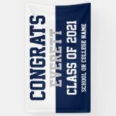 Partei für Minimalistische Ausbildung in Navy und  Banner (Vertikal)