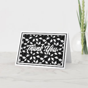 Partei für Schwarz-Weiß-Abitur Vielen Dank Anmerku Dankeskarte