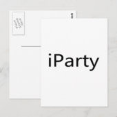 Partei Postkarte (Vorne/Hinten)
