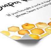 Parteichef für Bienendusche Poster (Ecke)