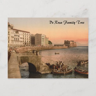 Partenope Straße, Neapel, Kampanien, Italien Postkarte