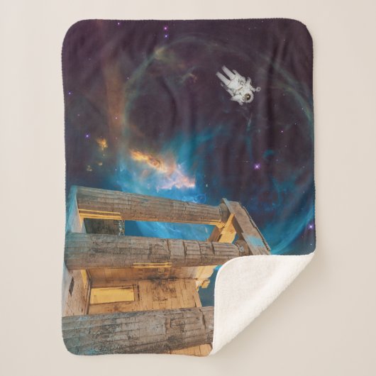 Parthenon Acropolis Griechenland trifft Raumfahrt Sherpadecke (Vorderseite)