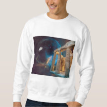 Parthenon Acropolis Griechenland trifft Raumfahrt