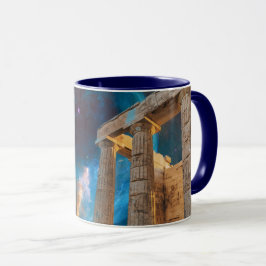 Parthenon Acropolis Griechenland trifft Raumfahrt Tasse