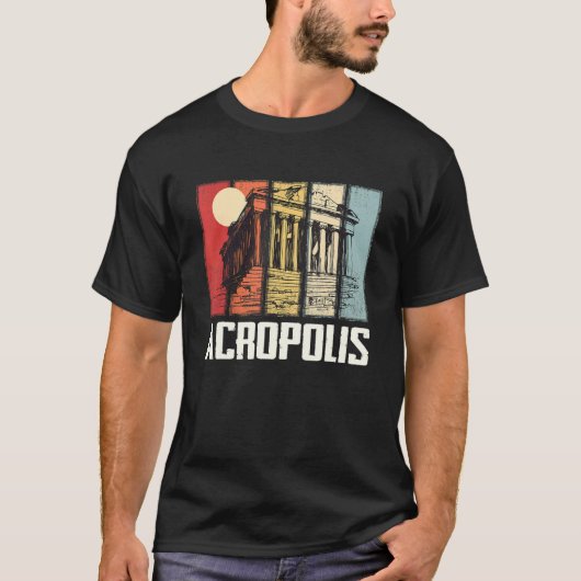 Parthenon Akropolis Athen Griechenland Stadt Griec T-Shirt (Vorderseite)