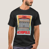 Parthenon Akropolis Athen Griechenland Stadt Griec T-Shirt (Vorderseite)