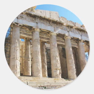 Parthenon, Akropolis, Athen Runder Aufkleber