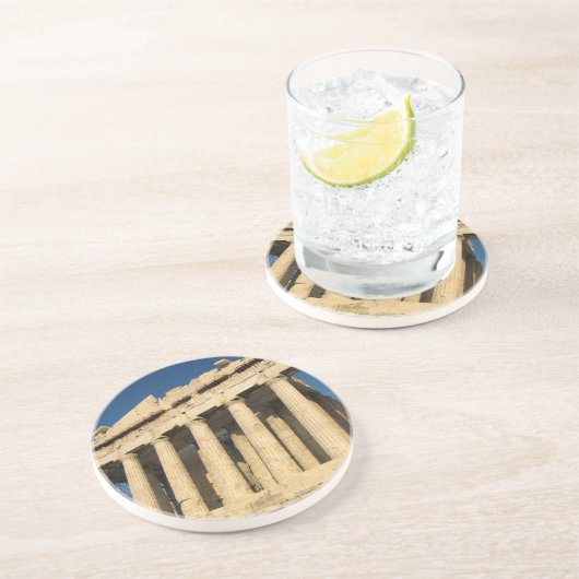 Parthenon Akropolis in Athen Getränkeuntersetzer (Seite)