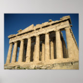 Parthenon Akropolis in Athen Poster (Vorne)