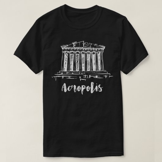 Parthenon Akropolis von Athen Griechenland - Sehen T-Shirt (Design vorne)