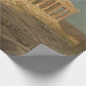 Parthenon (Altgriechischer Tempel, Sehenswürdigkei Geschenkpapier (Ecke)