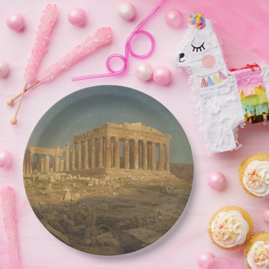 Parthenon (Altgriechischer Tempel, Sehenswürdigkei Pappteller (Party)